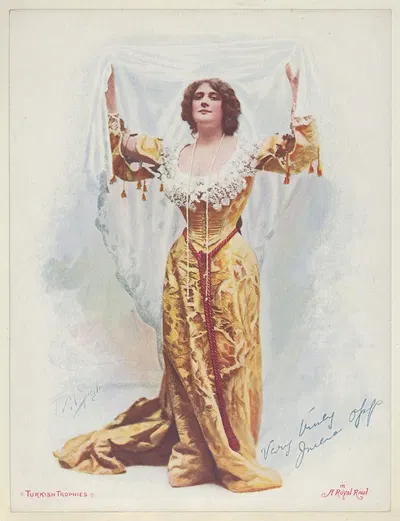 Julia Opp in A Royal Rival by Frederick Moladore Spiegle, 1900 — digital art print download