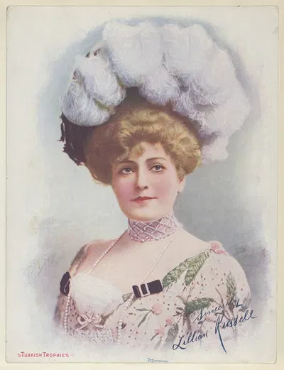Лилиан Рассел by Фредерик Моладор Спигл, 1900 — digital art print download