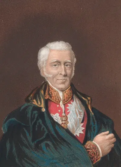 Артур Уэлсли, герцог Веллингтона by Джордж Бакстер, 1854 — digital art print download