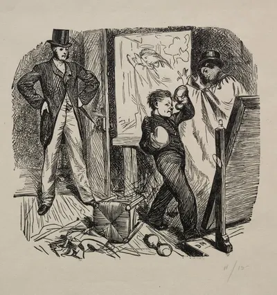 Клавесин в Мэйфере by Джордж Дю Мориэ, 1862 — digital art print download