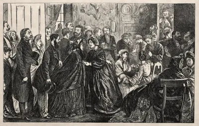 Ксилофон в Мэйфере by Джордж Дю Мориэ, 1862 — digital art print download