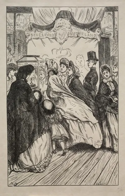 Драгоценности – На Великой выставке by Джордж Дю Мориэ, 1862 — digital art print download
