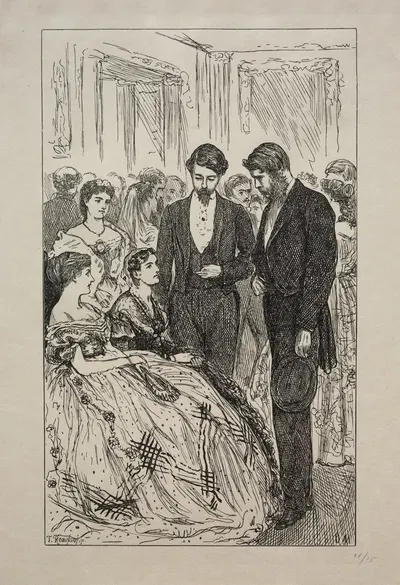 Много шума из ничего by Джордж Дю Мориэ, 1866 — digital art print download
