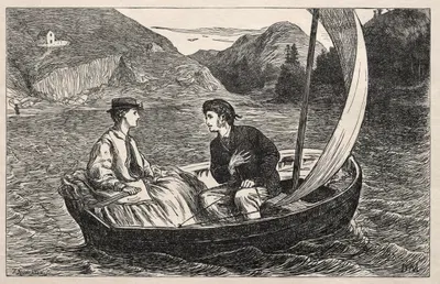 Попытка получить место наставника – Критический момент by Джордж Дю Мориэ, 1865 — digital art print download