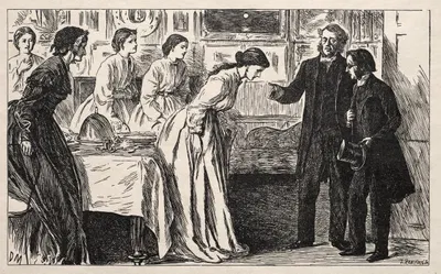 Нужен священник. Скорее испытание для преподобного М. Грина by Джордж Дю Мориэ, 1865 — digital art print download
