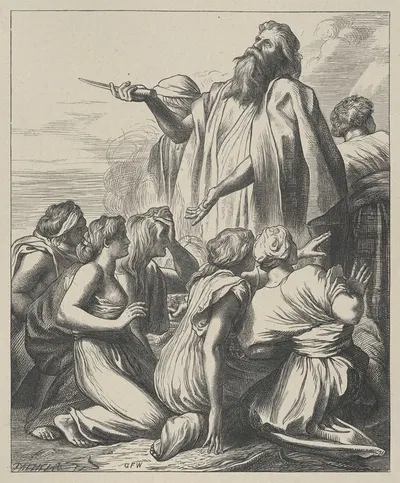 Noah's Sacrifice by Джордж Фредерик Уоттс, 1881 — digital art print download