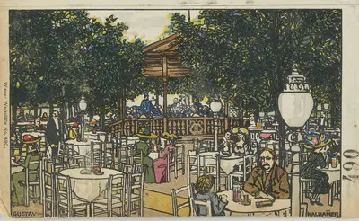 Пивоварня Хюттледорф, А. Бруссати by Густав Кальхаммер, 1912 — digital art print download