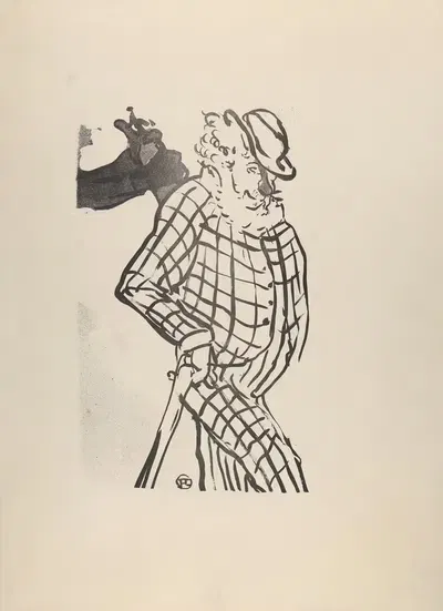 American Singer by Henri de Toulouse-Lautrec, 1893 — digital art print download