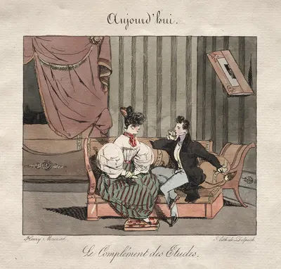 Дополнение студентов by Генри Бонавентюр Моньё, c. 1857 — digital art print download