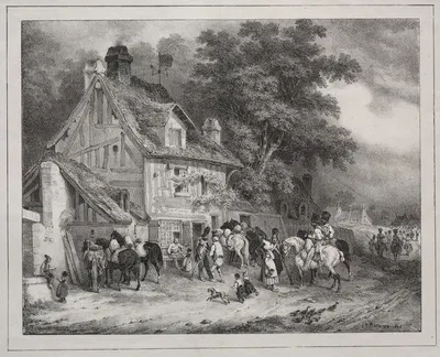 Сувенир Нормандии by Ипполит Белланж, 1828 — digital art print download