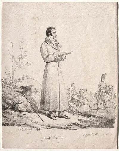 Антуан Шарль Орс Верне, прозванный Карлем by Гораций Верне, 1818 — digital art print download