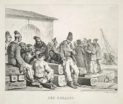 Узники by Гораций Верне, 1826 — digital art print download