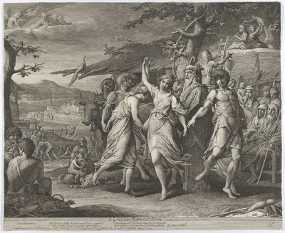 A Grecian Harvest-Home, or Thanksgiving to the Rural Deities, Ceres, Bacchus, etc. by James Barry, 1791 — digital art print…