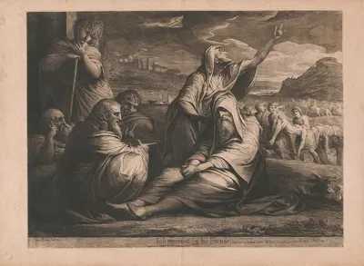 Job Reproved by His Friends by James Barry, 1777 — digital art print download