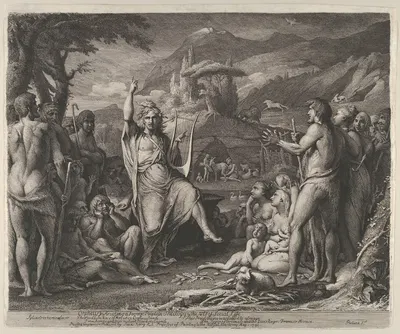 Orpheus Instructing a Savage People in Theology and the Arts of Social Life by James Barry, 1791 — digital art print download