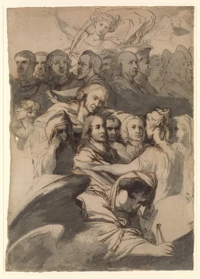Study for 'Divine Justice' by James Barry — digital art print download