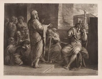 The Conversion of Polemon by James Barry — digital art print download