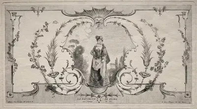 Любимец Флоры, арабеска by Жан Муаро, c. 1729 — digital art print download