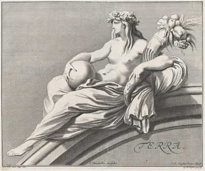 Земля by Иоганн Юстин Прейслер, 1735 — digital art print download