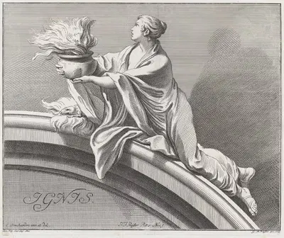 Огонь by Иоганн Юстин Прейслер, 1735 — digital art print download