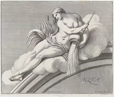 Вода by Иоганн Юстин Прейслер, 1735 — digital art print download