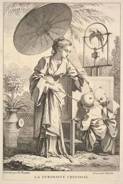 Chinese Curiosities (After François Boucher) by John Ingram, 1741–1763 — digital art print download