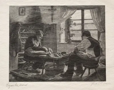 Сапожники by Джон Паркер Дэвис, 1887 — digital art print download