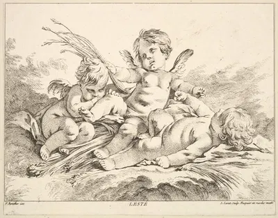 Summer by Louis-Felix de La Rue — digital art print download
