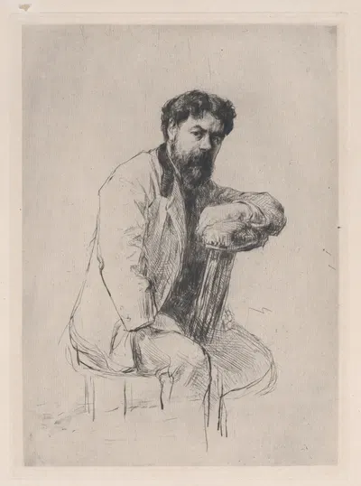 Портрет Анри Руара by Марсельен-Гильберт Дебутен, 1875 — digital art print download