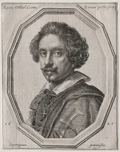 Self-Portrait by Ottavio Leoni, 1625 — digital art print download