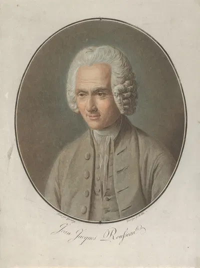 Jean-Jacques Rousseau by Pierre Michel Alix, 1791 — digital art print download