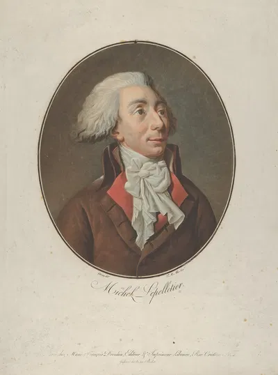 Луи Мишель Лепельтье де Сен-Фаржо by Пьер Мишель Али, 1794 — digital art print download