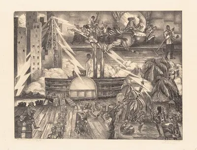Эволюция свинга by Рэймонд Стет, 1939 — digital art print download