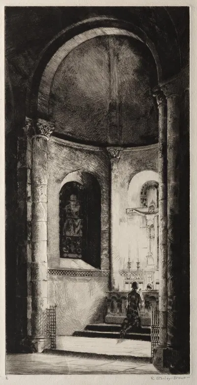 Бдение крестоносца by Рудольф Стэнли-Браун, c. 1926 — digital art print download