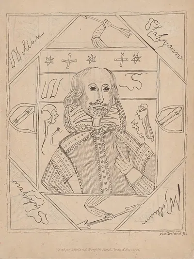 Уильям Шекспир by Самуэль Ирленд, 1795 — digital art print download