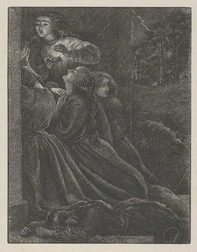 The Foolish Virgins by Sir John Everett Millais, 1864 — digital art print download