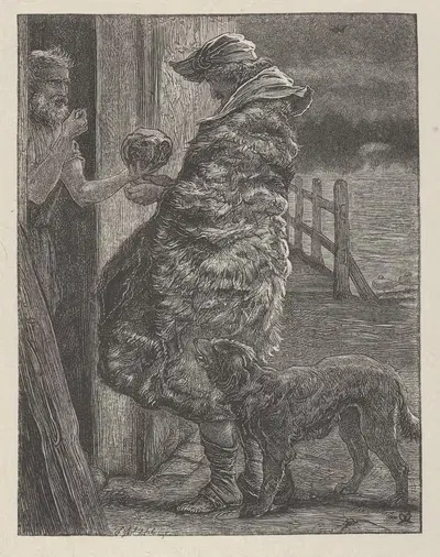 The Importunate Friend by Sir John Everett Millais, 1864 — digital art print download