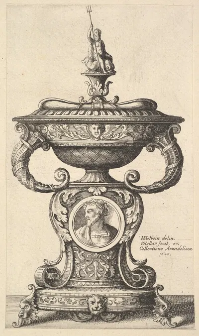 Two handled cup by Венцеслав Голлар, 1646 — digital art print download
