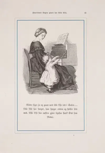 Как проходит день для Маленькой Лизы Пл.08 by Лоренц Фрёлих, 1889 — digital art print download