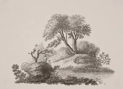 Hærfuglen og nattergalen by Oluf Olufsen Bagge — digital art print download