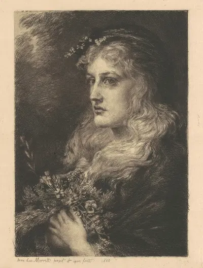 Офелия by Анна Лиа Мерритт, 1880 — digital art print download