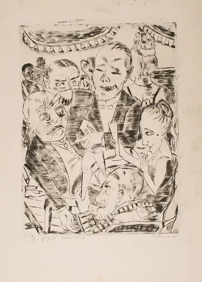 Here is Intellect by Max Beckmann, 1921 — digital art print download