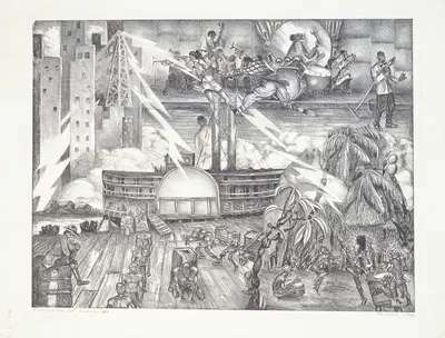 Эволюция свинга by Рэймонд Стет, 1940-1942 — digital art print download