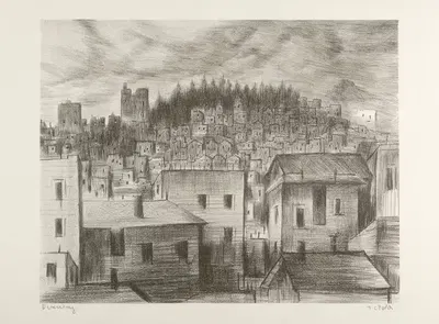 Вечер by Теодор Полос, 1938 — digital art print download