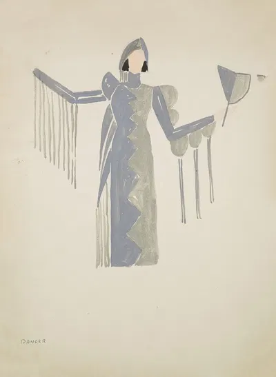 Новые одежды императора: Танцор by Андрей Худяков, 1934-1943 — digital art print download
