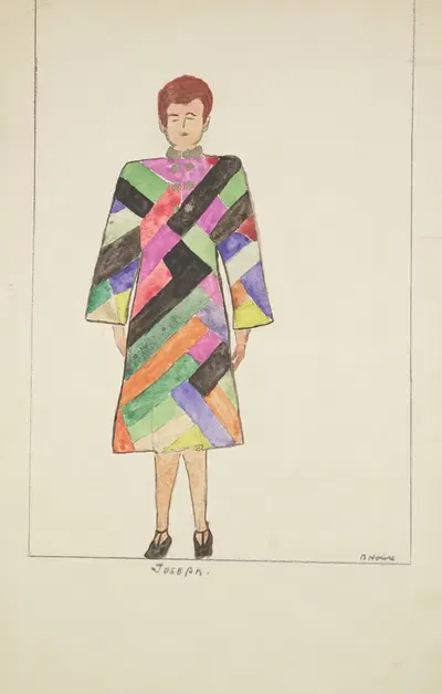 Солнце и я: Иосиф. Многоцветное пальто by Б. Хаус, 1934-1943 — digital art print download