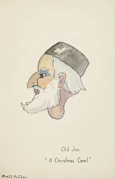 Рождественская песнь: Старый Джо by Бьюэлл Фуллер, 1934-1943 — digital art print download