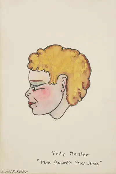 Люди против микробов (Марионетки): Филипп Мейстер by Бьюэлл Фуллер, 1934-1943 — digital art print download