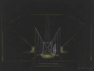 Esto No Pasara Aquí (It Can't Happen Here): Concentration Camp by Joseph Lentz, 1934-1943 — digital art print download