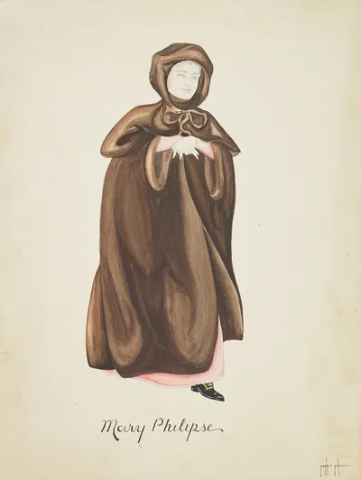 Valley Forge: Mary Philipse by Josephine Fisher, 1934-1943 — digital art print download